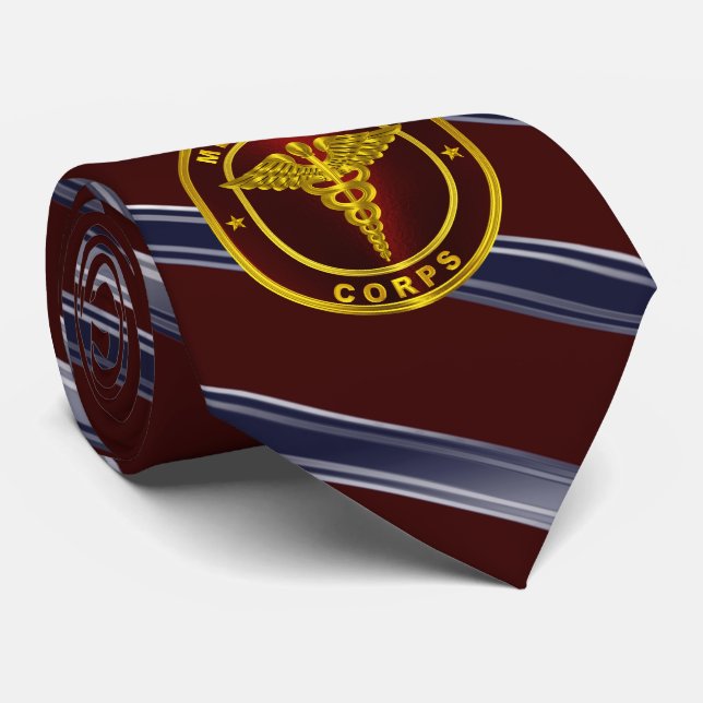 Benutzerdefiniertes Design des Medizinkorps Krawatte (Gerollt)