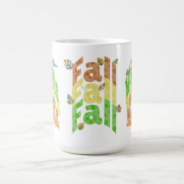 Benutzerdefiniertes Design mit drei Side Fall Vibe Kaffeetasse