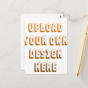 Benutzerdefiniertes Design Produkt hochladen Postkarte