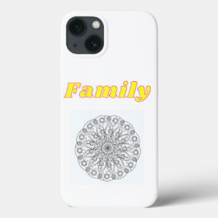 Benutzerdefiniertes Design von Familientext und Bl Case-Mate iPhone Hülle