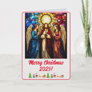Benutzerdefiniertes Digitales 3 Weihnachtsengel Bu Karte