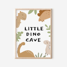 Benutzerdefiniertes Dinosaurier-Türschild für Kind