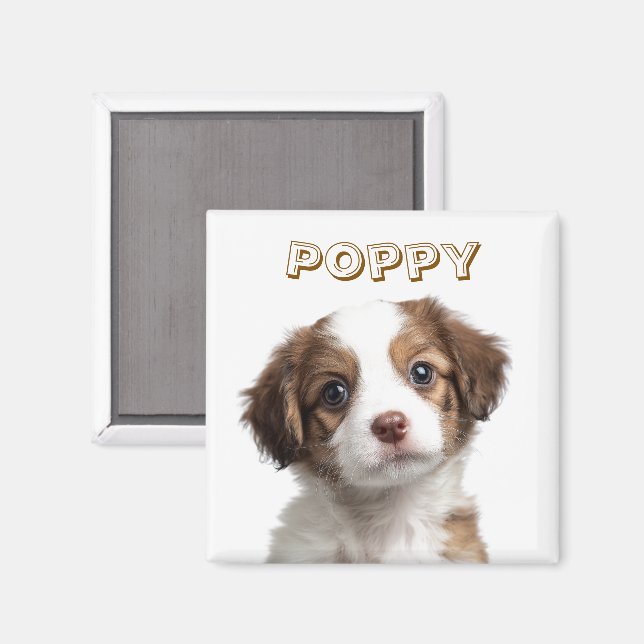Benutzerdefiniertes Dog-Foto-Magnet - Personalisie Magnet (Vorderseite/Rückseite)