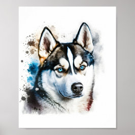 Benutzerdefiniertes Dog-Portrait, Pet-Portrait Poster