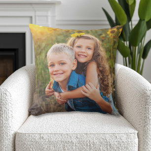 Benutzerdefiniertes doppelseitiges Familienfoto Kissen