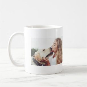 Benutzerdefiniertes doppelseitiges Foto Kaffeetasse