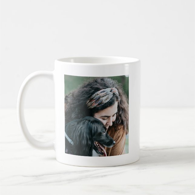 Benutzerdefiniertes doppelseitiges Foto  Kaffeetasse (Links)