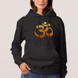 Benutzerdefiniertes Doppelseitiges Yoga Om Symbol Hoodie