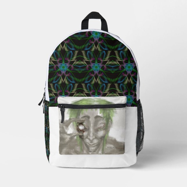 ・ Benutzerdefiniertes Druckgepäck | Personalisiert Bedruckter Rucksack (Vorderseite)