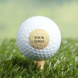 Benutzerdefiniertes einfaches Clean Gold Business  Golfball