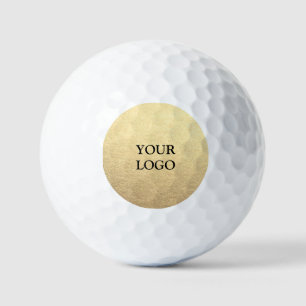 Benutzerdefiniertes einfaches Clean Gold Business  Golfball