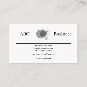 Benutzerdefiniertes einfaches Design mit Logo Visitenkarte
