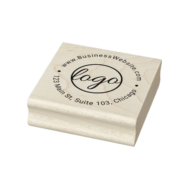 Benutzerdefiniertes einfaches Logo Gummistempel (Stempel)