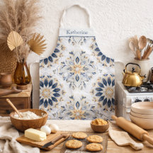 Benutzerdefiniertes Elegantes Mandala Gold Navy