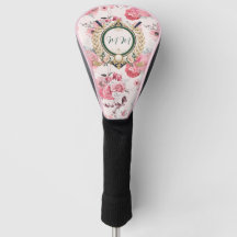 Benutzerdefiniertes Elegantes Rosa Monogramm