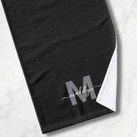 Benutzerdefiniertes elegantes Schwarznamenmonogram