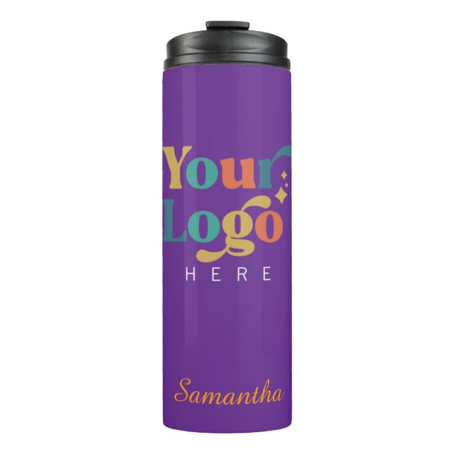 Benutzerdefiniertes elegantes Steel Tumbler-Logo Thermosbecher (Vorderseite)