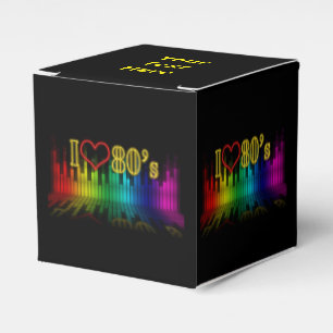 Benutzerdefiniertes Equalizer-Party von Retro 80 Geschenkschachtel