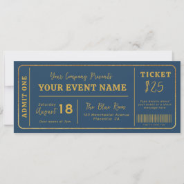 Benutzerdefiniertes Event-Ticket, Konzert Fake Tic Einladung
