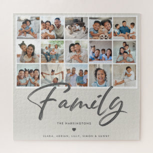 Benutzerdefiniertes Familien-Multi-15-Foto-Collage