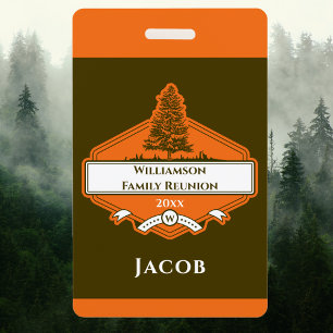 Benutzerdefiniertes Familien-Stammbaum-Logo Famili Ausweis