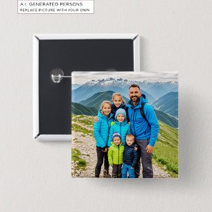 Benutzerdefiniertes Familienfoto 1 Button