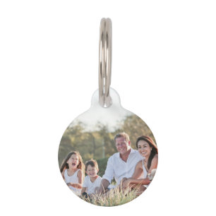 Benutzerdefiniertes Familienfoto Haustiermarke