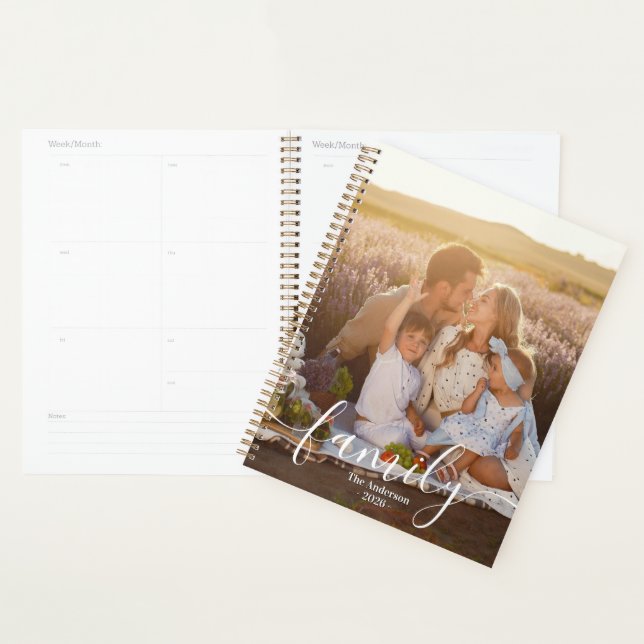 Benutzerdefiniertes Familienfoto – Personalisierte Planer (Anzeige)