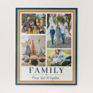 Benutzerdefiniertes Familienfotos-Puzzle