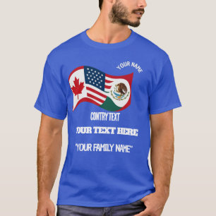 Benutzerdefiniertes Familiensoccer-Turnier-Shirt - T-Shirt