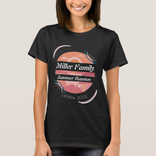 Benutzerdefiniertes Familiensommer-Treffen-Seen-T- T-Shirt