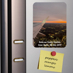 Benutzerdefiniertes Familienurlaub-Foto Kühlschran Magnet