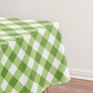 Benutzerdefiniertes Farb-Gingham-Muster Tischdecke