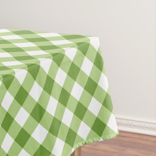 Benutzerdefiniertes Farb-Gingham-Muster Tischdecke (Beispiel)