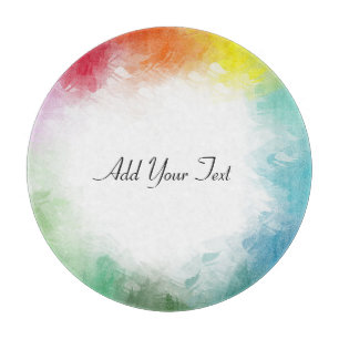 Benutzerdefiniertes farbiges Template Handgeschrie Schneidebrett