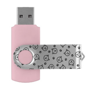 Benutzerdefiniertes Farbkatzenmuster USB Stick