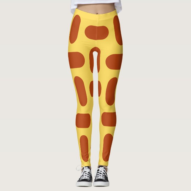 Benutzerdefiniertes Farbmuster Leggings (Vorderseite)