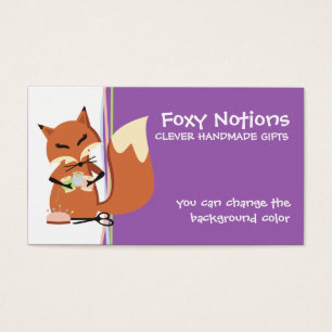 Benutzerdefiniertes Farbnähen Fox-Geschenk-Tag