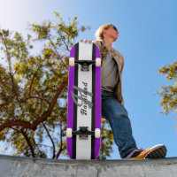 Benutzerdefiniertes Farbskateboard mit dem Namen H