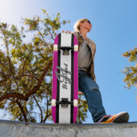 Benutzerdefiniertes Farbskateboard mit dem Namen H