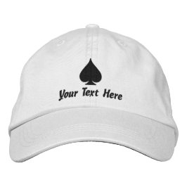 Benutzerdefiniertes Feld für Hüte für Poker und me
