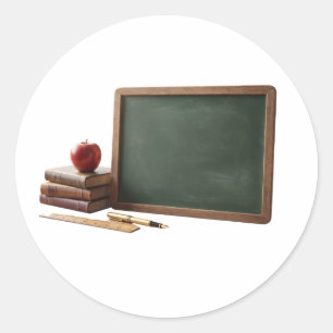 Benutzerdefiniertes Feliz Dia dos Professores Ha Runder Aufkleber