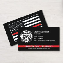 Benutzerdefiniertes Feuerwehrmann-Logo mit roter L