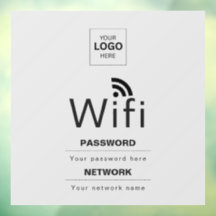 Benutzerdefiniertes Firmeneigene-WiFi-Schild mit I