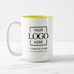 Benutzerdefiniertes Firmengeschenk mit Unternehmen Zweifarbige Tasse
