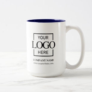 Benutzerdefiniertes Firmengeschenk mit Unternehmen Zweifarbige Tasse