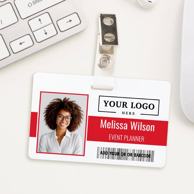 Benutzerdefiniertes Firmenlogo Barcode QR Code Mit Ausweis (Von Creator hochgeladen)