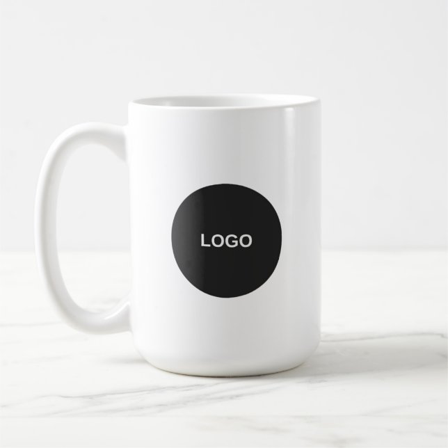 Benutzerdefiniertes Firmenlogo-Branded-Kaffee Kaffeetasse (Links)