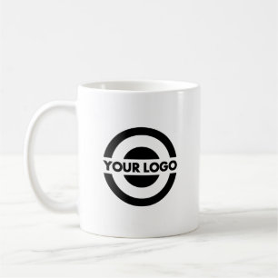 Benutzerdefiniertes Firmenlogo Branded White Kaffeetasse