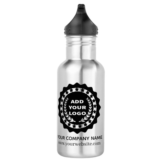 Benutzerdefiniertes Firmenlogo Edelstahlflasche (Rechts)